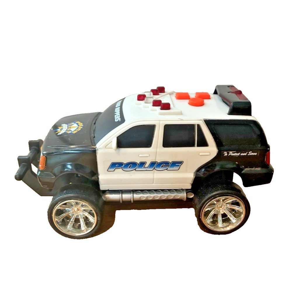 Toy State Road Rippers Police SUV Lights Sounds Motorized Black White